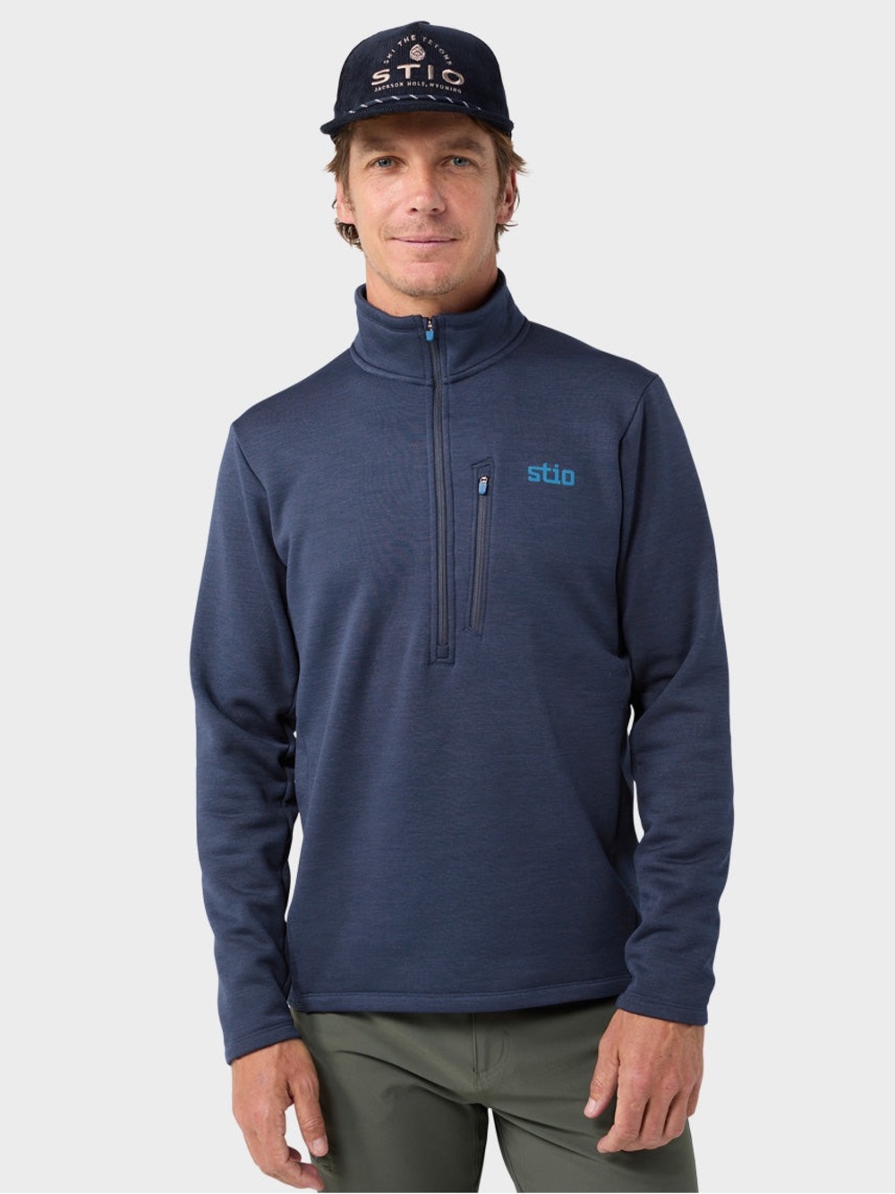 NWT Stio Men's Glide Power Stretch Half Zip. Size Small.
